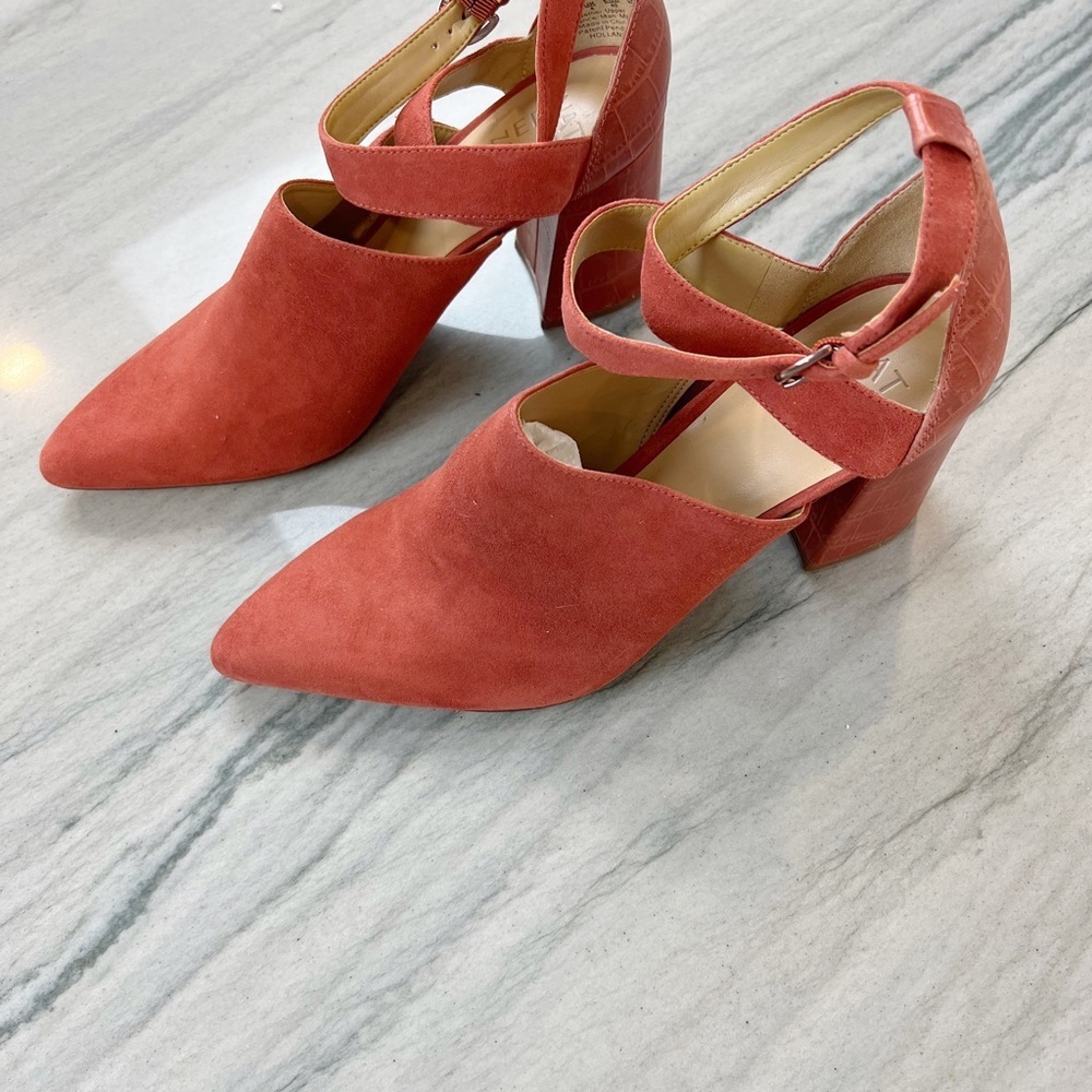 Nwot Naturalizer Women's Holland Pointed Toe Block Heel Desert Clay Size 10 - Picture 3 of 14